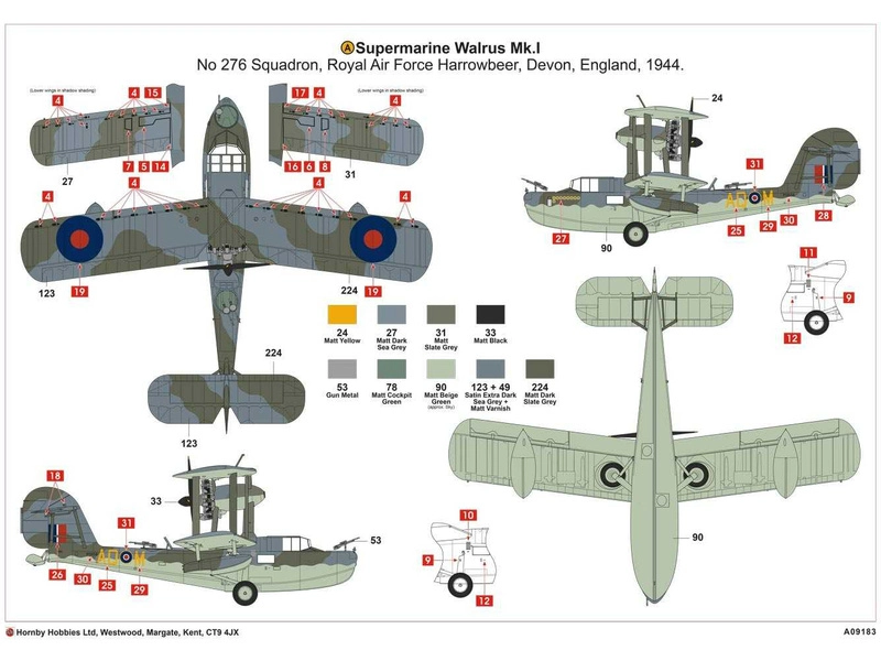 Airfix Supermarine Walrus Mk.I (1:48)