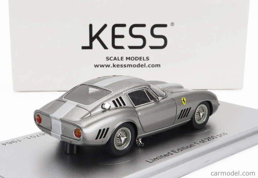 Kess-model Ferrari 275 Gtb/c Sn.06701 Competizione Speciale 1964 1:43 Grey Met Silver