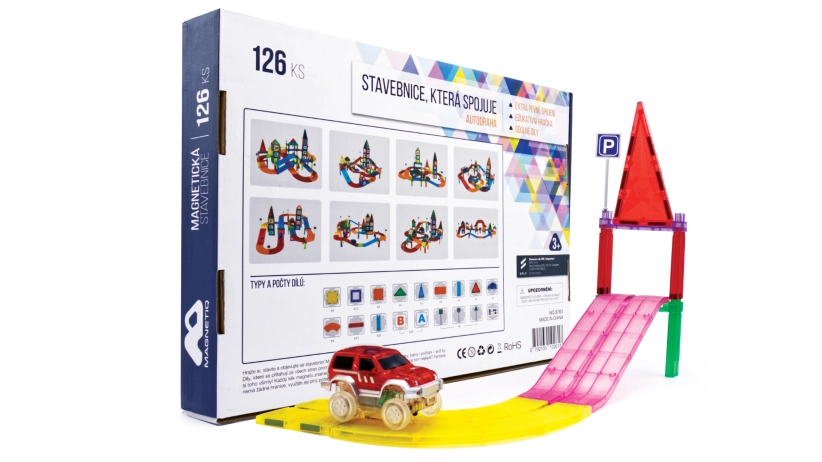 Magnetická stavebnica MagnetiQ - Autodrama | RCprofi.sk