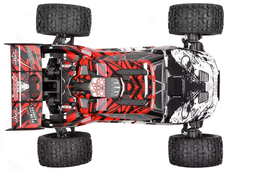 RC auto KAGAMA-4 Monster Truck 4WD 3-4S RTR, červená