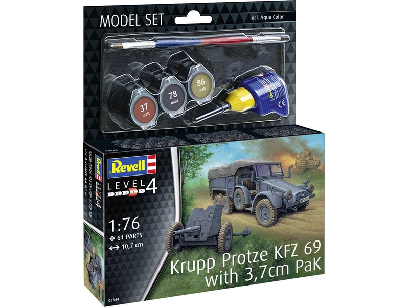Revell Krupp Protze Kfz 69 with 3,7 cm Pak (1:76) (súprava)