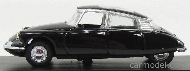 Rio-models Citroen Ds19 Prestige - Transparent Roof - Jacqueline Kennedy Visit In Paris 1961 1:43 Black