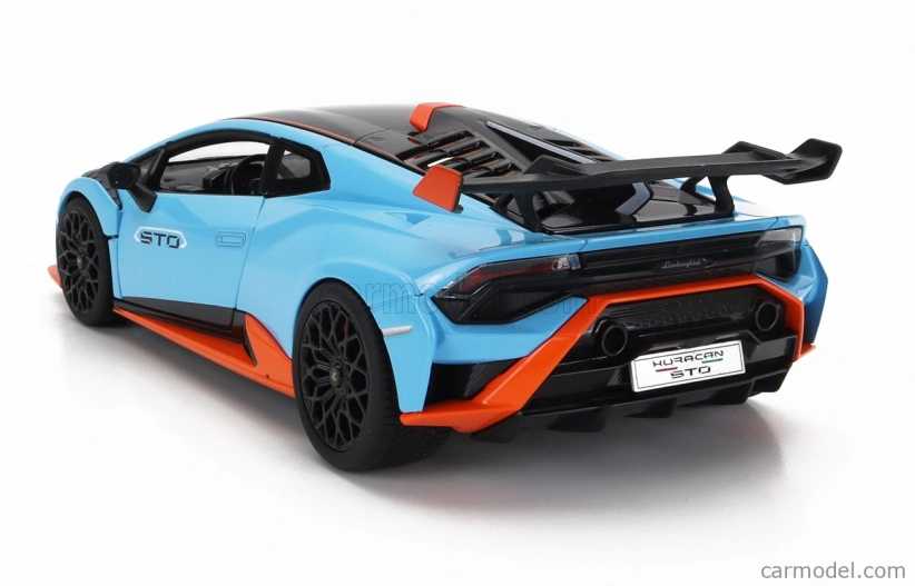 Rastar Lamborghini Huracan Sto Lp640-2 2021 1:18 svetlo modrá oranžová