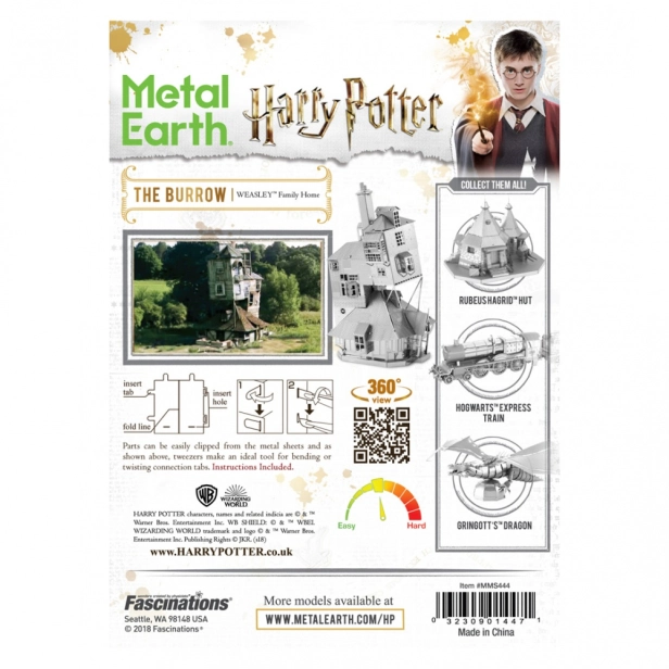 Ocelová stavebnice Harry Potter Doupě