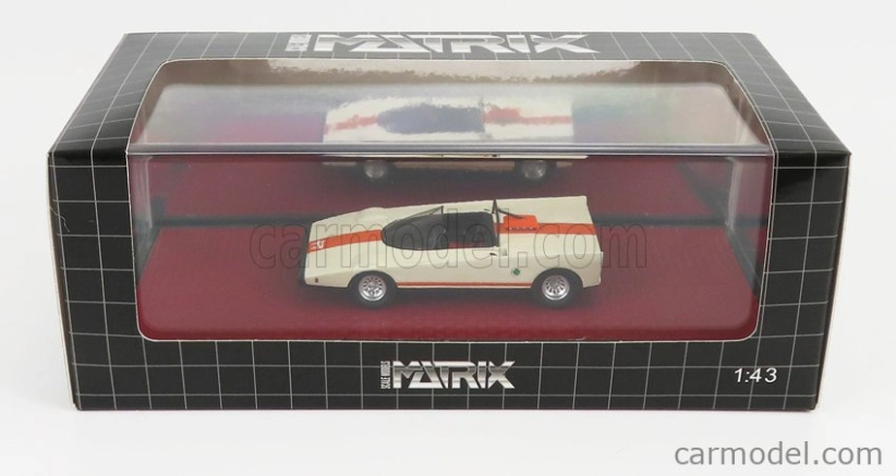 Matrix scale models Alfa romeo 33 Spider Speciale Cuneo 1971 1:43 Bílá