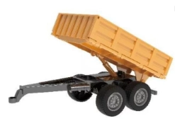 RC vozík za traktor, žlutá