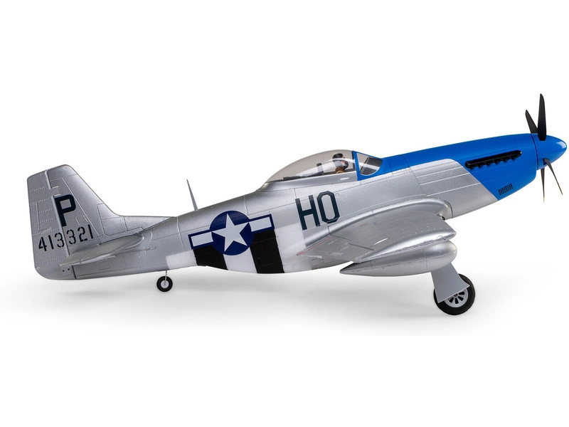 RC letadlo E-flite P-51D Mustang 1.2m SAFE Select BNF Basic