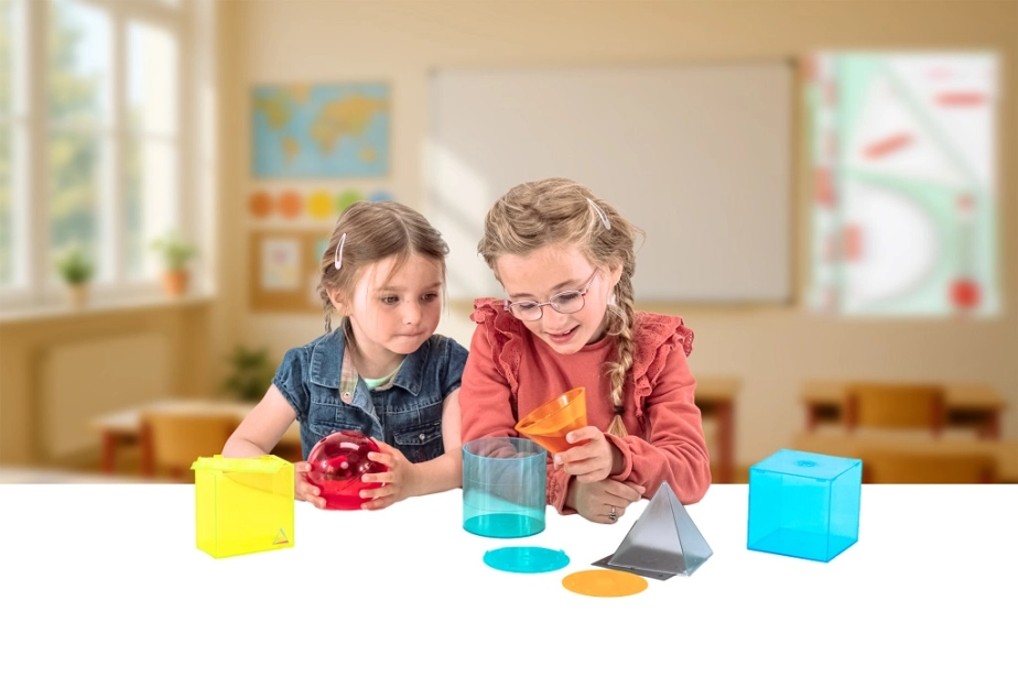 Wissner Sada geometrických telies priehľadná 6 ks