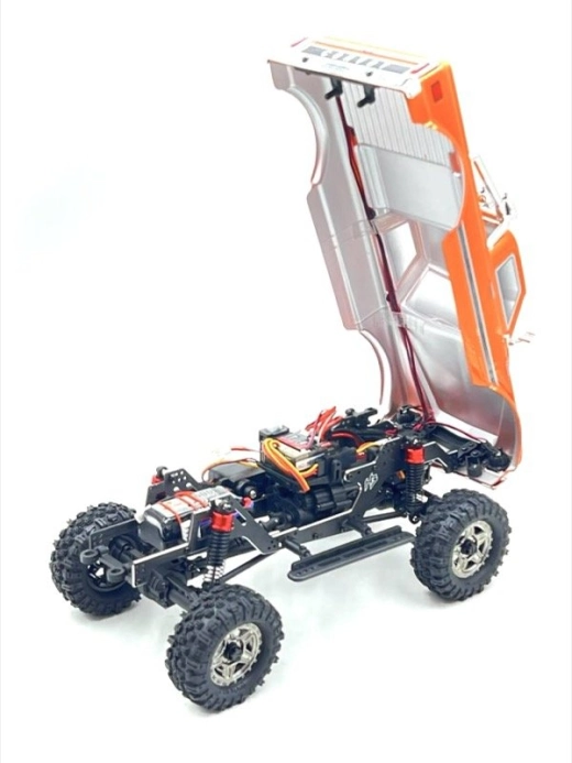 Mini Crawler Hobby Plus / Absima CR-18P EVO-V2 Convoy 1:18 RTR - oranžový