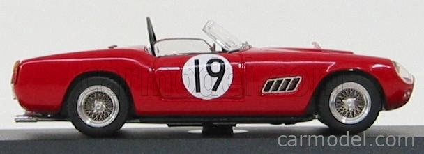 Art-model Ferrari 250 Gt Lwb California Spider Ch.1699 N 19 Nassau 1959 W.von Trips 1:43 Červená