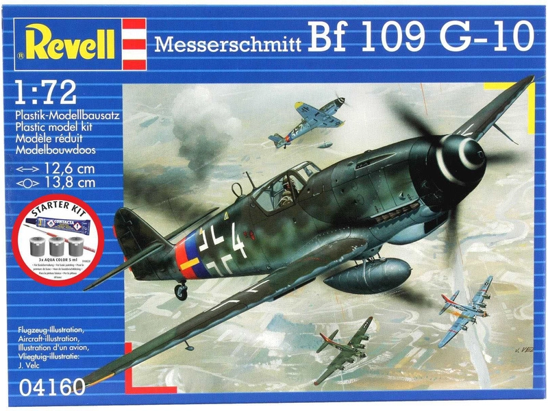 Revell Messerschmitt Bf-109 (1:72) (štartovacia súprava)