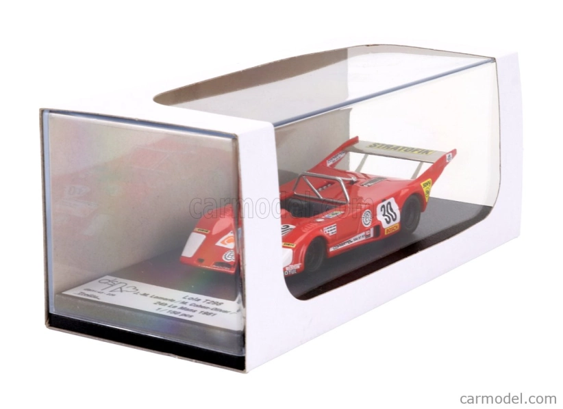 Trofeu Lola T298 N 30 24h Le Mans 1981 Jean Marie Lemerle - Max Cohen Olivar - Alain Levie 1:43 Red