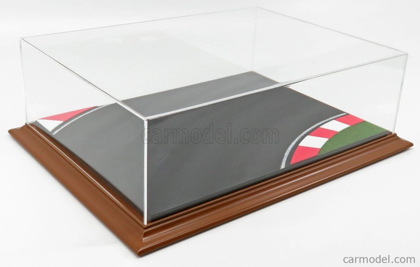 Atlantic Vetrina display box Diorama Base Pista - Racetrack Base - Lungh.lenght Cm 42.5 X Largh.width Cm 31.3 X Alt.height Cm 12.5 (altezza Interna Cm 11.3) 1:18 Plastový Displej