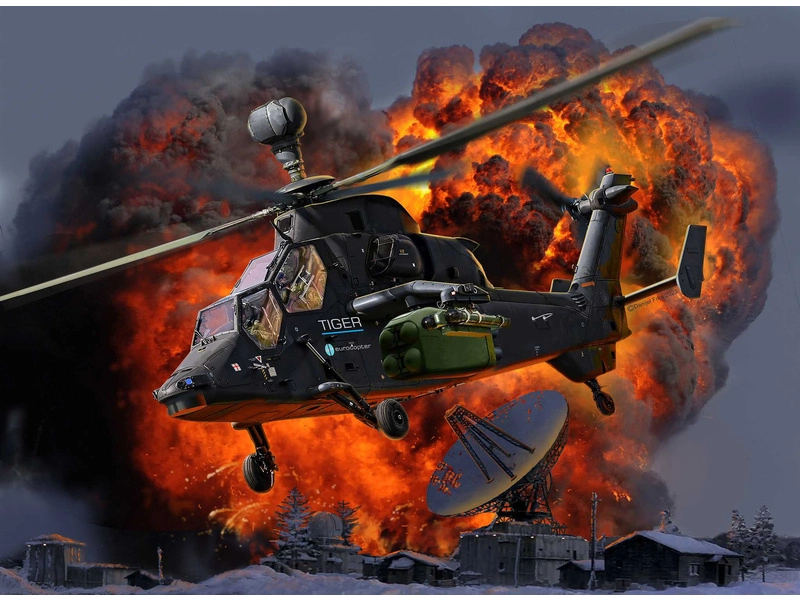Revell Eurocopter Tiger – Zlaté oko (1:72) (darčeková súprava)
