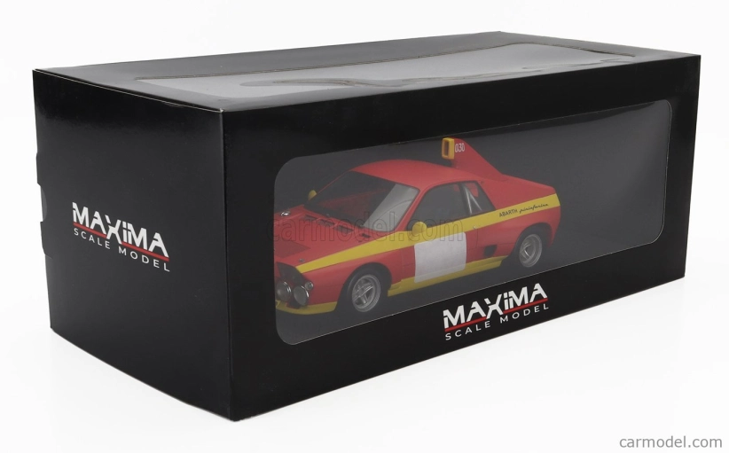 Maxima Abarth Se030 Pininfarina - Press 1974 1:18 Matná Červená Žlutá