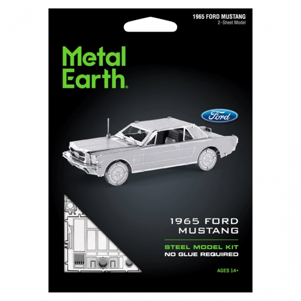Oceľová stavebnica Ford 1965 Mustang Coupe