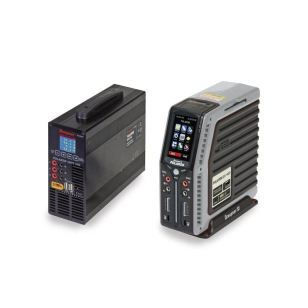 Nabíjačka POLARON EX 1400W (strieborná verzia) + 1500W napájací zdroj