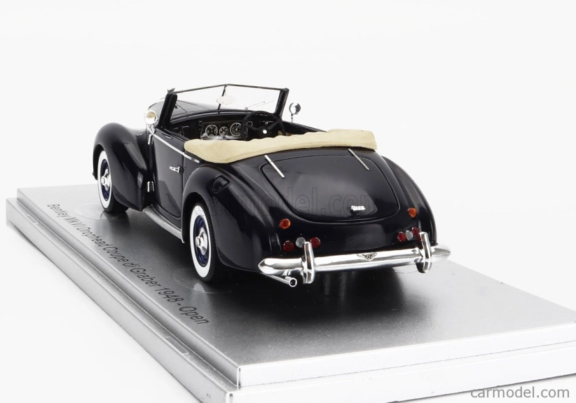 Kess-model Bentley Mkvi Drophead Coupe Graber Cabriolet Open 1948 1:43 Modrá