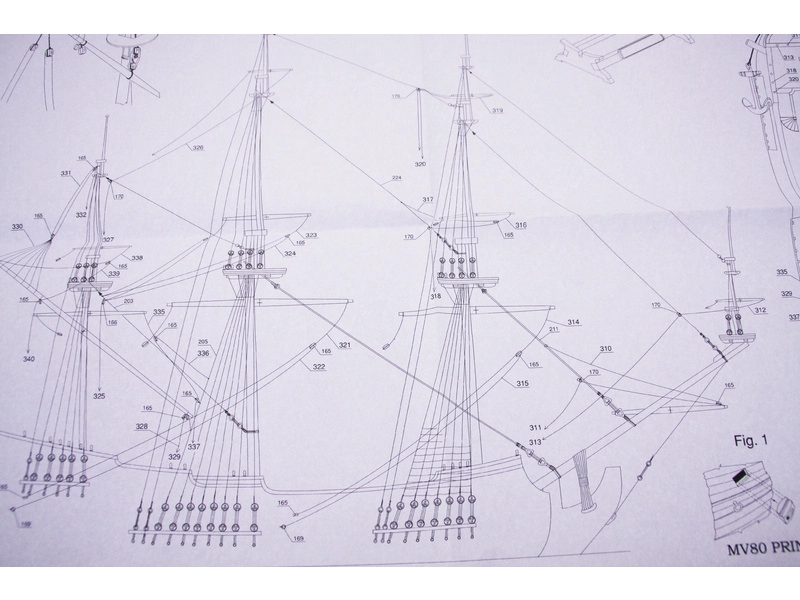 MAMOLI H.M.S. Prince 1670 1:144 kit