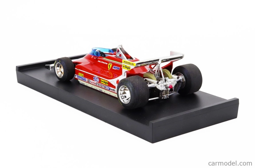 Brumm Ferrari F1  312t4 N 11 World Champion Winner Monaco Gp 1979 Jody Scheckter 1:43 Red