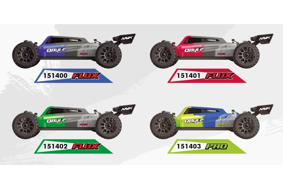 Buggy QByte XB Flux 1/12 – zelená