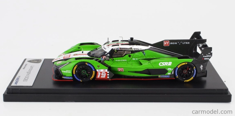 Looksmart Lamborghini Sc63 3.8l V8 Turbo Team Lamborghini Iron Lynx N 19 24h Le Mans 2024 Romain Grosjean - Matteo Cairoli - Andrea Caldarelli 1:43 Zelená Bílá Černá