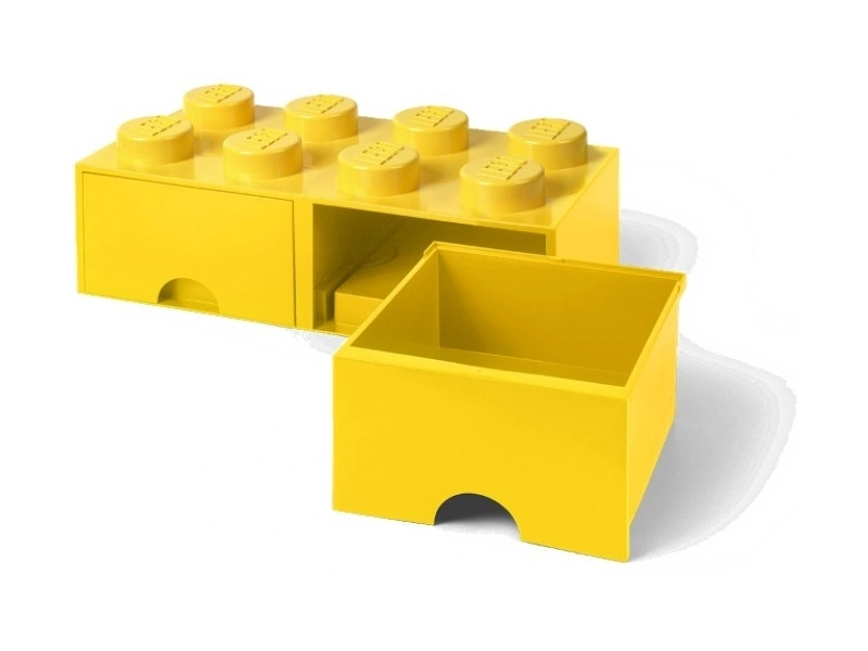 LEGO úložný box s šuplíky 250x500x180mm - modrý