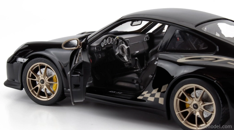 Norev Porsche 911 997-2 Gt3 Rs Coupe 2009 1:18 Černé Zlato