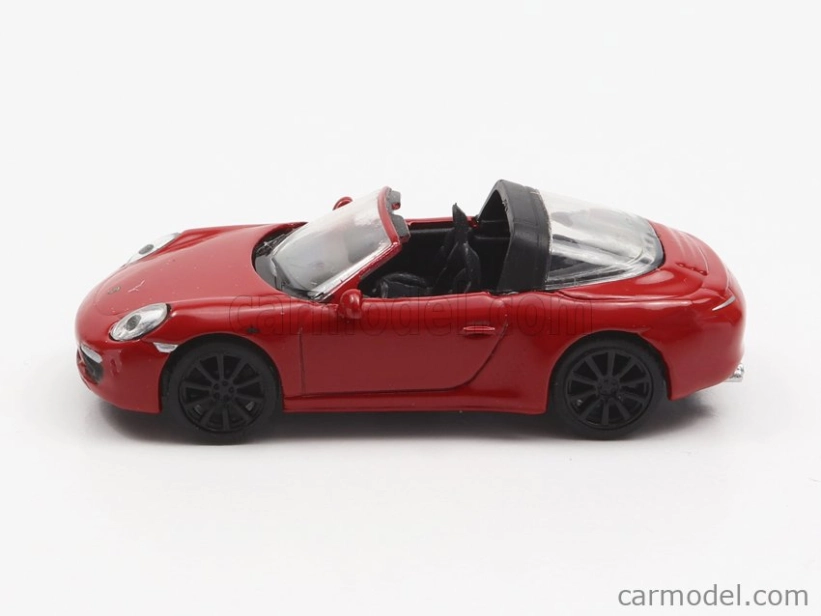 Schuco Porsche 911 991 Targa 4s Cabriolet Open 2013 1:87 Červená