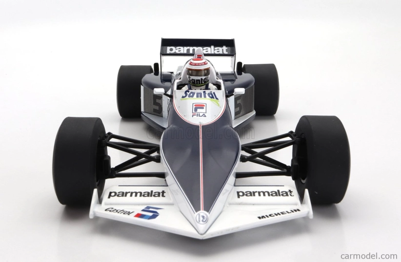 Mcg Brabham F1  Bt52 N 5 World Champion Winner Brazilian Gp 1983 Nelson Piquet 1:18 Bílá Modrá