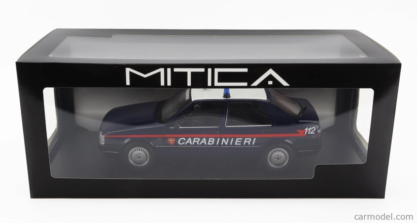 Mitica-diecast Fiat Croma 2.0 Turbo Ie Carabinieri 1988 Police 1:18 Modrá Bílá