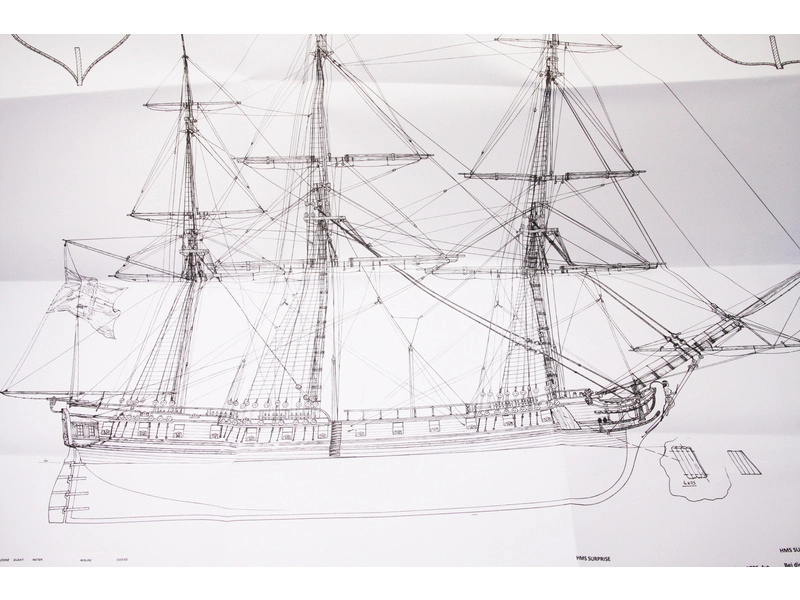 MAMOLI H.M.S. Surprise 1796 1:75 kit