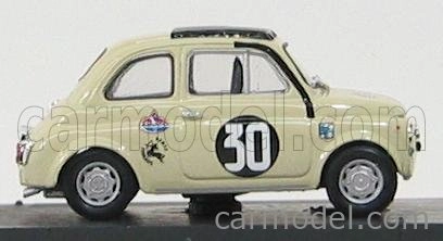 Brumm Fiat 500tv Giannini N 30 Coppa Carri Monza 1966 Campione D'italia Maurizio Zanetti 1:43 Ivory