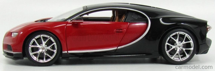 Bburago Plus Bugatti Chiron 1:18 červená
