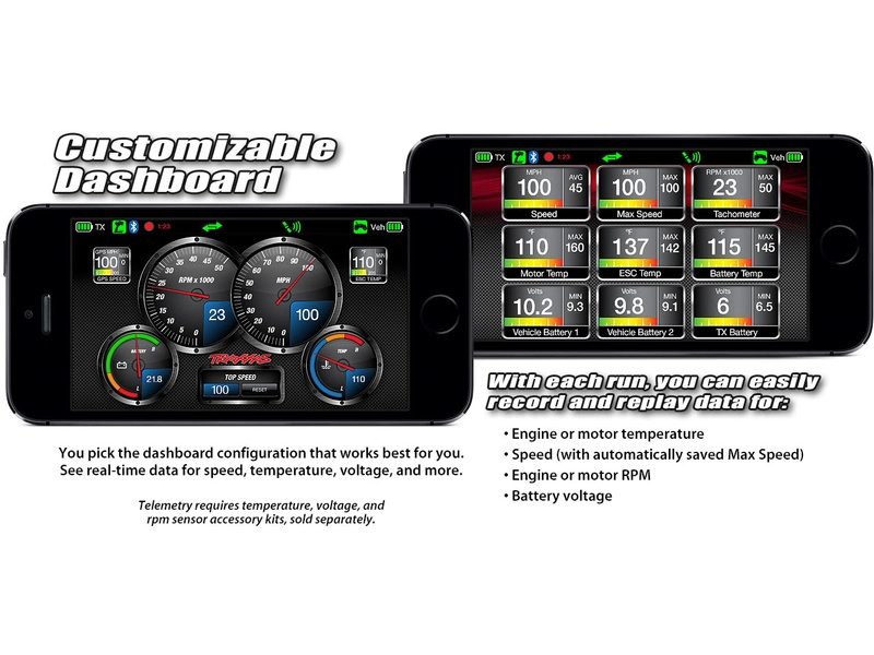 Vysielač Traxxas TQi 4 kan. BlueTooth Ready