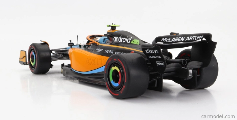 Solido Mclaren F1 Mcl36 Mercedes Team Mclaren N 4 3. Emilia Romagna Taliansko Gp 2022 Lando Norris 1:18 Oranžová svetlo modrá