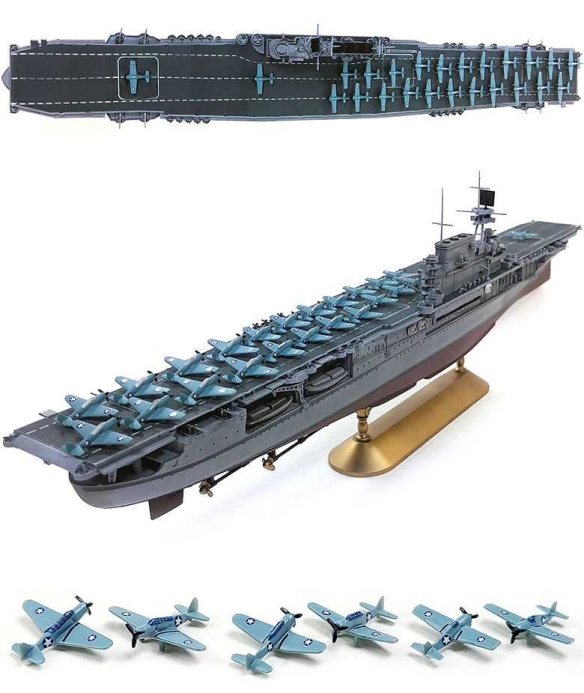 Academy USS Enterprise CV-6 „bitka pri Midway“ (1:700)