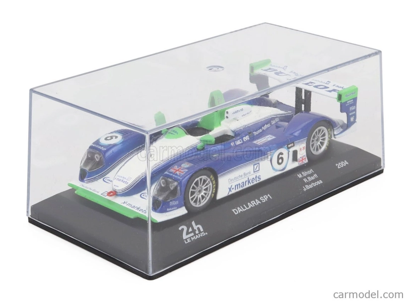 Edicola Dallara Sp1 Judd Gv4 4.0l V10 Team Rollcentre Racing N 6 24h Le Mans 2004 Martin Short - Rob Barff - Joao Barbosa 1:43 Biela Modrá