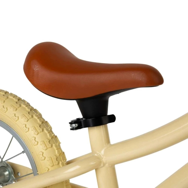 Bigjigs Toys Krémový balančný bicykel