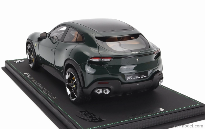 Bbr-models Ferrari Purosangue Suv 2022 - Con Vetrina - S vitrínou 1:18 Verde - British Racing Green