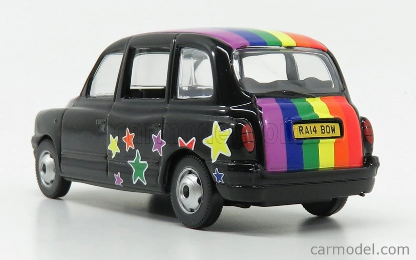 Corgi Austin London Taxi Lti Tx4 2007 - Peace & Love 1:36 čierna