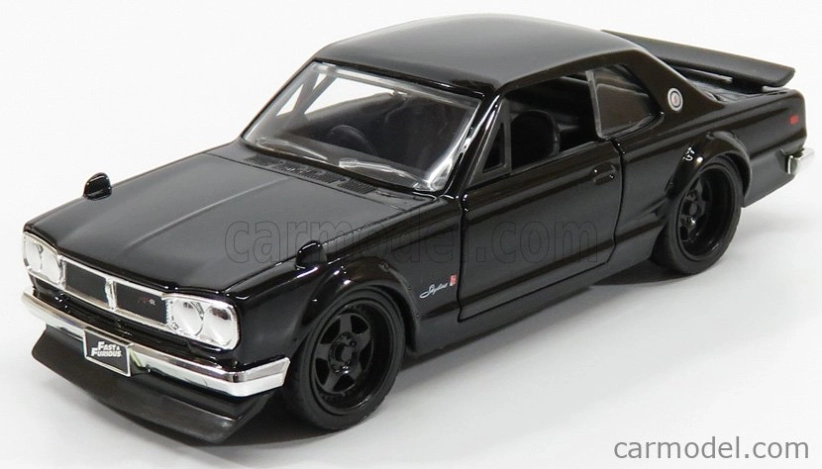 Jada Nissan Brian's Skyline 2000 Gt-r 1973 - Brian O'conner - Fast & Furious Vi (2013) 1:32 Black