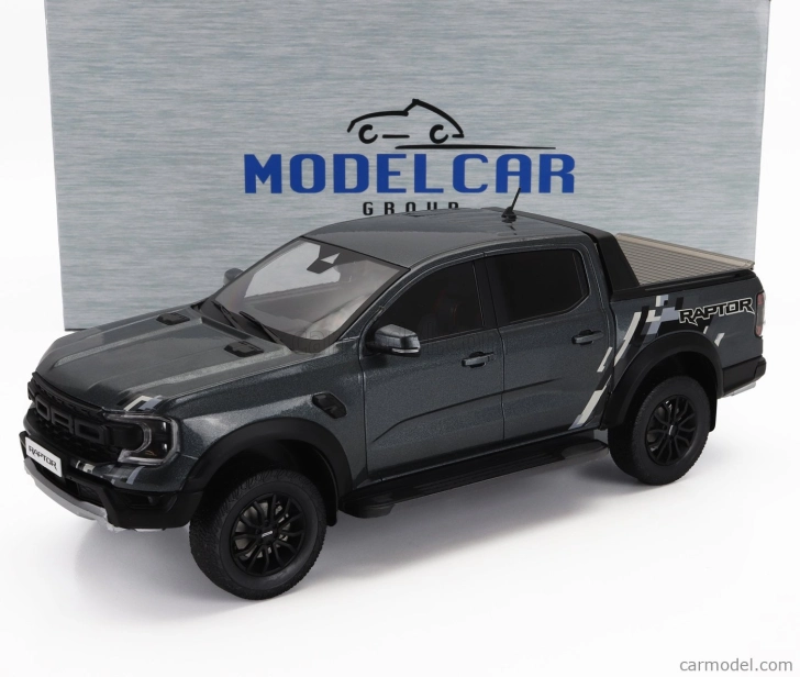 Mcg Ford usa Ranger Raptor Pick-up Double Cabine 2023 1:18 Tmavě Šedá