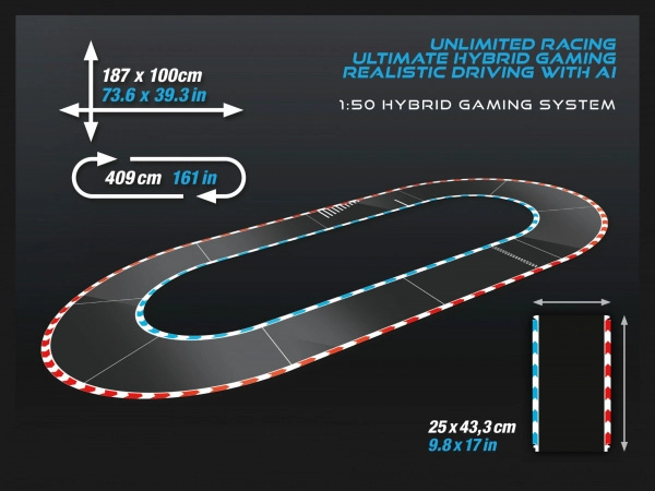 Autodráha Carrera Hybrid 50007 Hyper Drive Fury