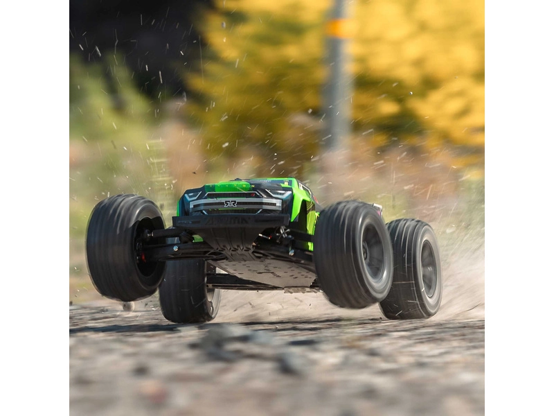 RC auto Arrma Kraton 6S V6 BLX 1:8 4WD RTR, modrá/růžová