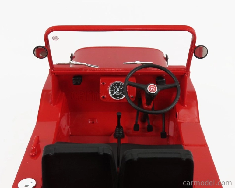 Modely v mierke Cult-scale Austin Mini Moke 1965 1:18 Red