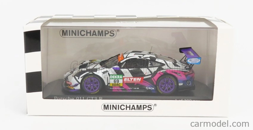 Minichamps Porsche 911 991-2 Gt3-r Iron Force By Ring Police Team N 69 1:43