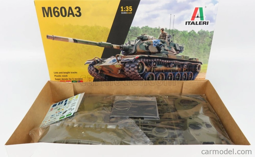 Italeri Chrysler Tank M60a3 5. pešia divízia Nemecko 1985 1:35 /
