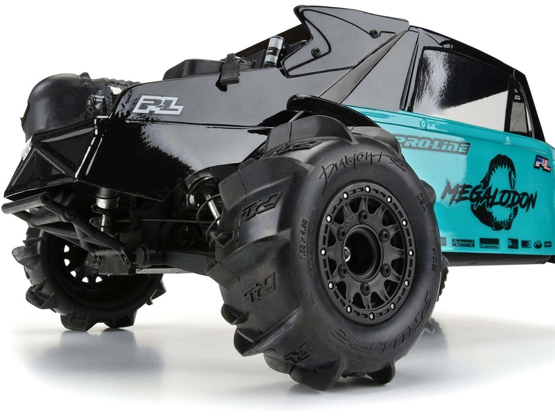Kolesá Pro-Line 2.2/3.0", pneumatiky Dumont, čierny disk Raid H12 (2)