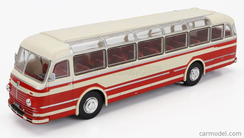 Edicola Bussing U9 5000 Tu Bus Nemecko 1971 1:43 krémovo červená